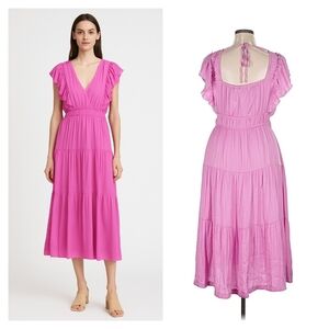 J By Joie Midi Dress MSRP $128 Lavender Color XL